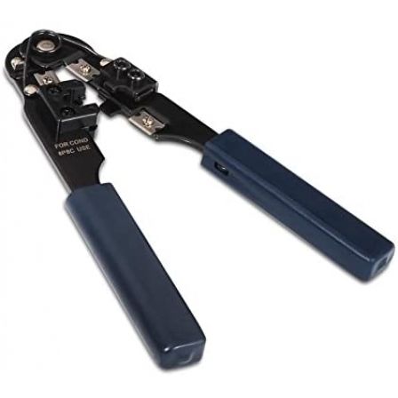 Nanocable Tenaza Crimpadora para Conectores 8P8C (RJ45) 10.31.0101 Negro